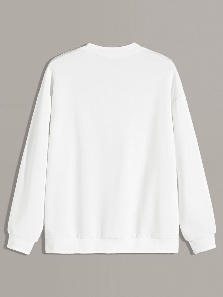 Varsity Sweatshirt Red Text